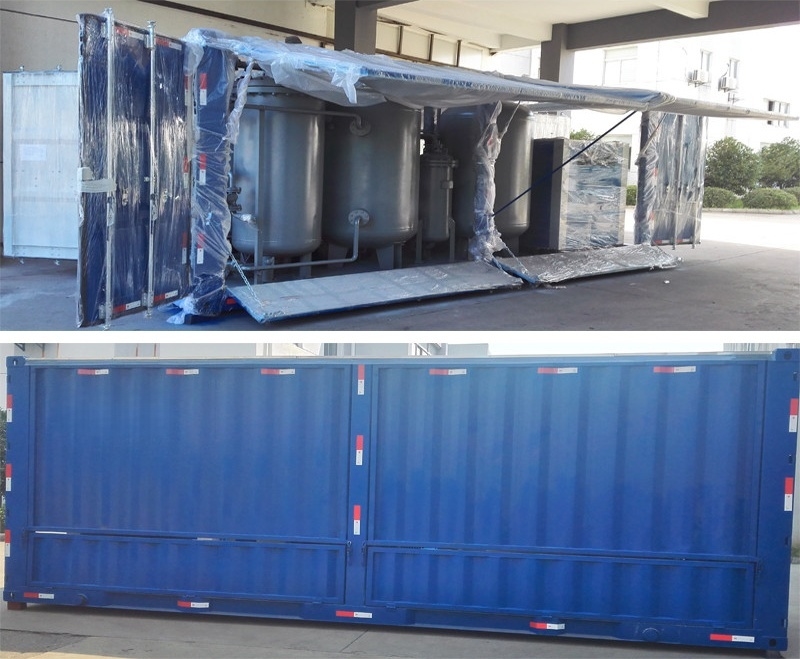 Tipo gerador do recipiente do nitrogênio da PSA para a indústria marinha e o petroleiro de óleo