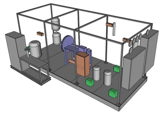 Sistema de captura de carbono modular OEM para a indústria química