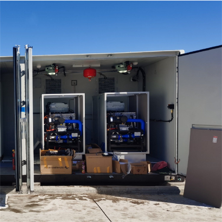500m3/H 1MW gerador de hidrogénio em recipiente Electrolisador de água para central de energia a célula de combustível