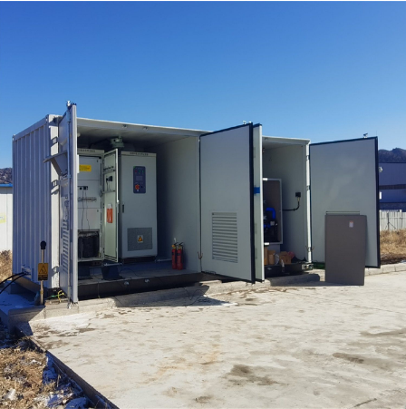 500m3/H 1MW gerador de hidrogénio em recipiente Electrolisador de água para central de energia a célula de combustível