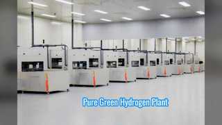 Planta de hidrogênio verde com pureza de 99,9995%